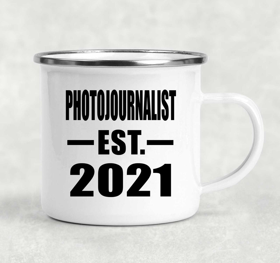 Photojournalist Established EST. 2021 - 12oz Camping Mug