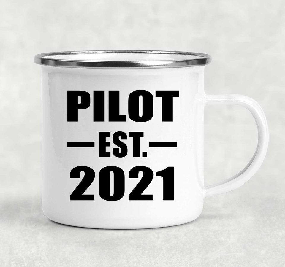 Pilot Established EST. 2021 - 12oz Camping Mug