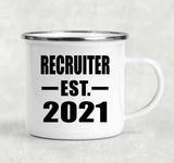 Recruiter Established EST. 2021 - 12oz Camping Mug