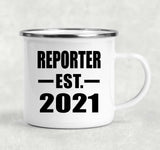 Reporter Established EST. 2021 - 12oz Camping Mug