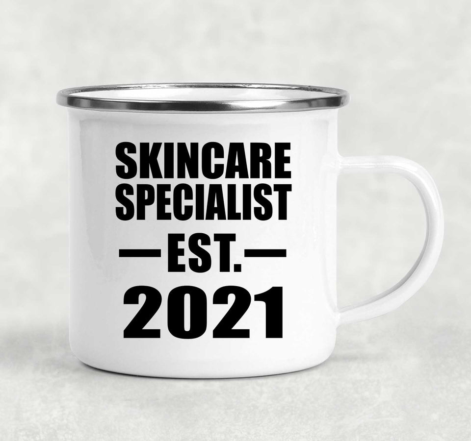 Skincare Specialist Established EST. 2021 - 12oz Camping Mug