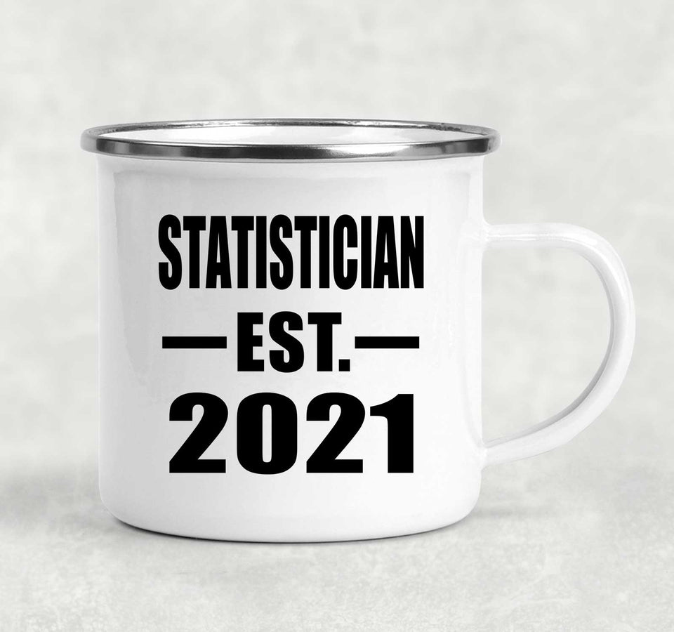Statistician Established EST. 2021 - 12oz Camping Mug
