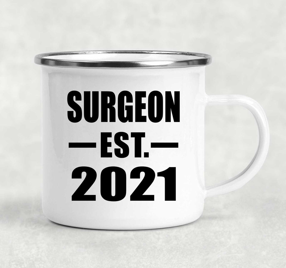 Surgeon Established EST. 2021 - 12oz Camping Mug