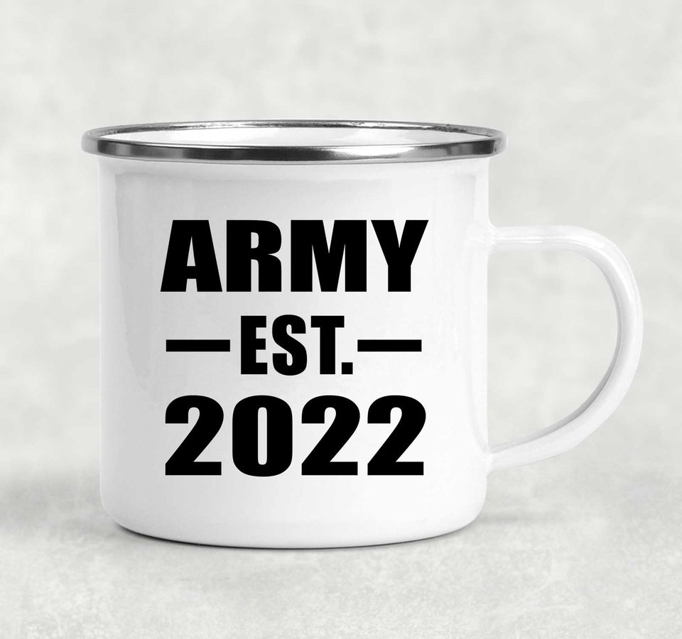 Army Established EST. 2022 - 12oz Camping Mug