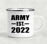 Army Established EST. 2022 - 12oz Camping Mug