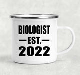 Biologist Established EST. 2022 - 12oz Camping Mug