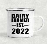 Dairy Farmer Established EST. 2022 - 12oz Camping Mug
