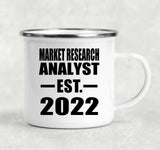 Market Research Analyst Established EST. 2022 - 12oz Camping Mug