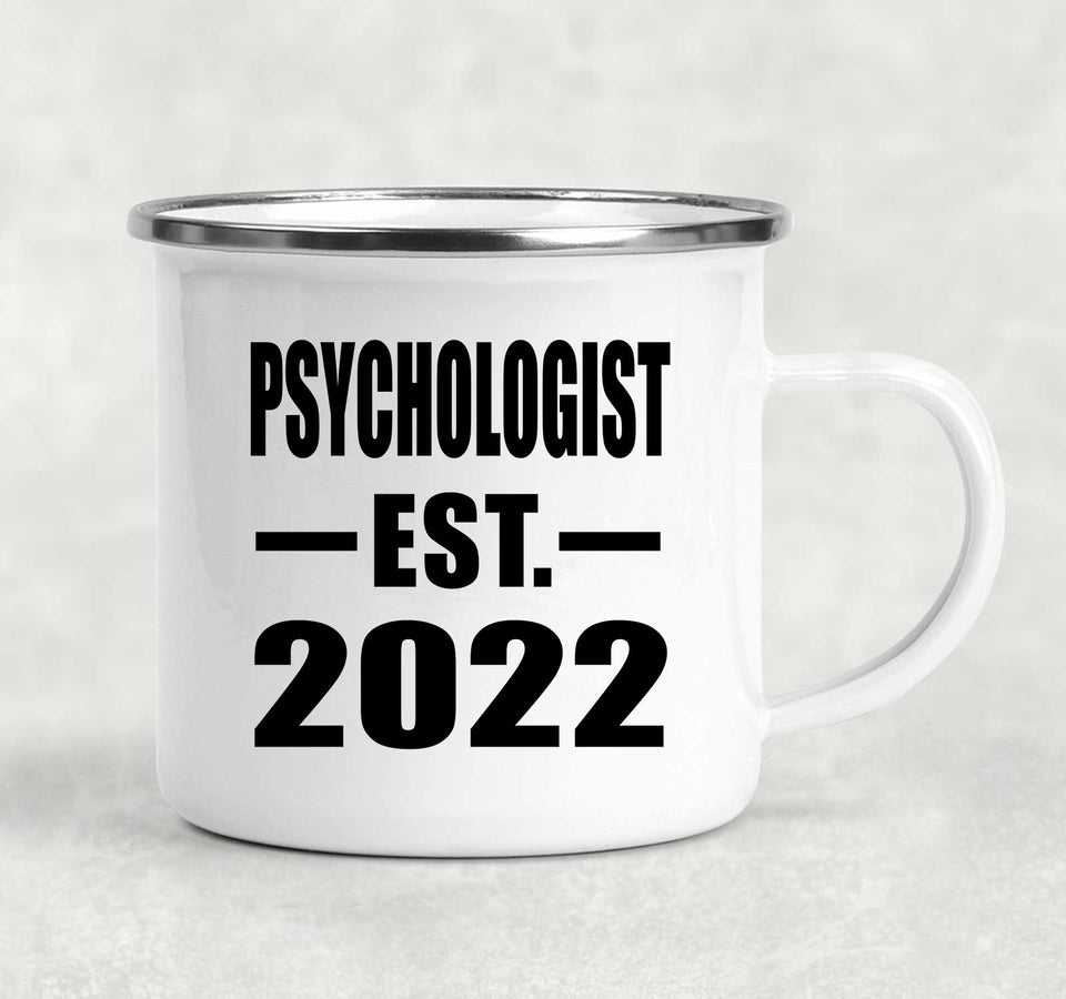 Psychologist Established EST. 2022 - 12oz Camping Mug