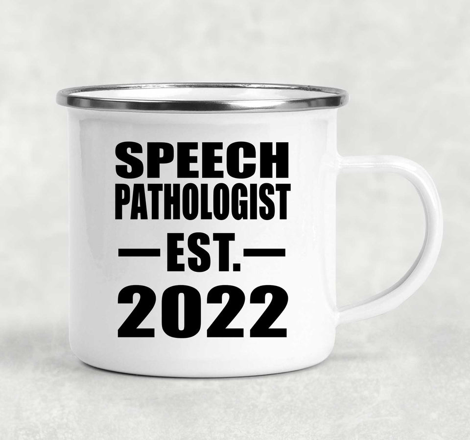 Speech Pathologist Established EST. 2022 - 12oz Camping Mug