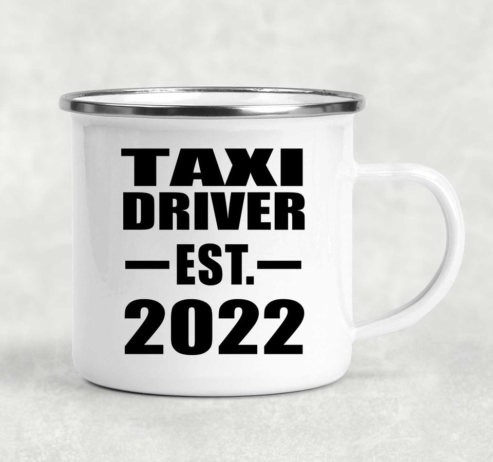 Taxi Driver Established EST. 2022 - 12oz Camping Mug