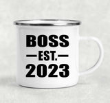Boss Established EST. 2023 - 12oz Camping Mug