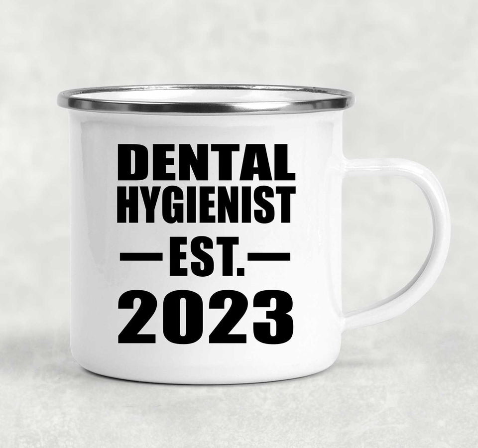 Dental Hygienist Established EST. 2023 - 12oz Camping Mug