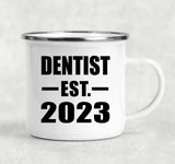 Dentist Established EST. 2023 - 12oz Camping Mug
