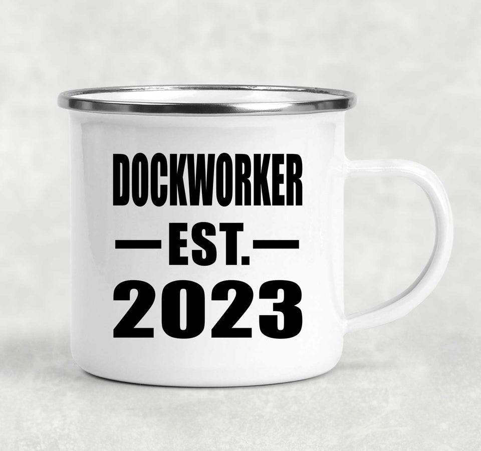 Dockworker Established EST. 2023 - 12oz Camping Mug