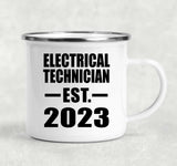 Electrical Technician Established EST. 2023 - 12oz Camping Mug