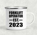 Forklift Operator Established EST. 2023 - 12oz Camping Mug