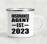 Insurance Agent Established EST. 2023 - 12oz Camping Mug
