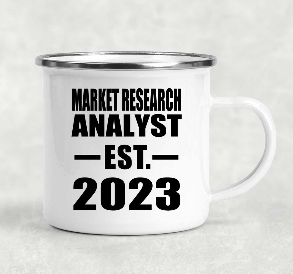 Market Research Analyst Established EST. 2023 - 12oz Camping Mug
