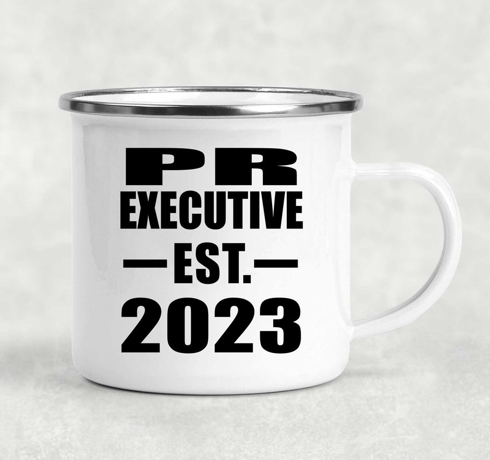 PR Executive Established EST. 2023 - 12oz Camping Mug