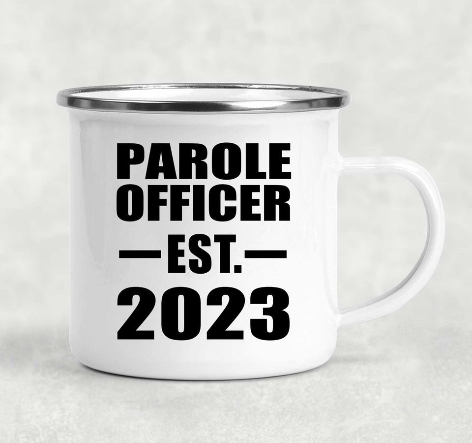 Parole Officer Established EST. 2023 - 12oz Camping Mug