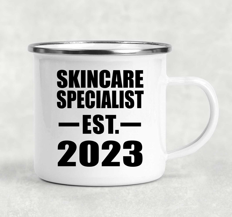 Skincare Specialist Established EST. 2023 - 12oz Camping Mug