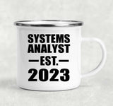 Systems Analyst Established EST. 2023 - 12oz Camping Mug