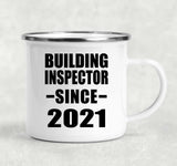 Building Inspector Since 2021 - 12oz Camping Mug