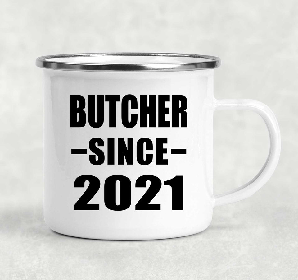 Butcher Since 2021 - 12oz Camping Mug