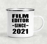 Film Editor Since 2021 - 12oz Camping Mug