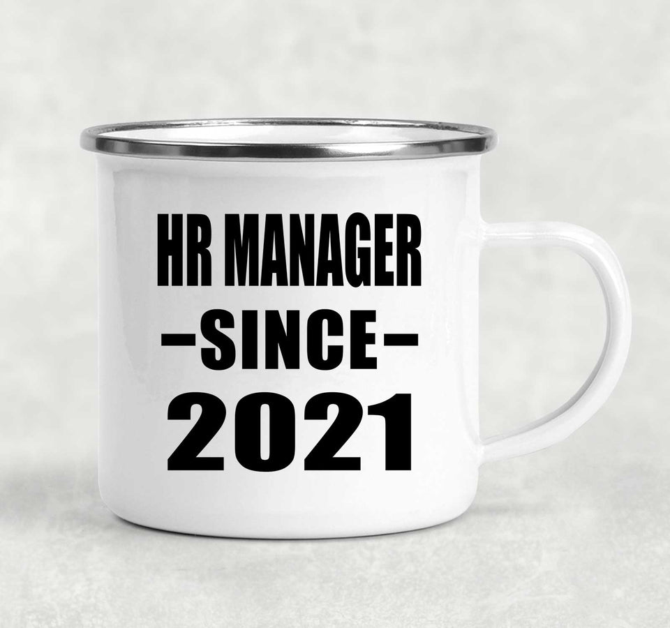 HR Manager Since 2021 - 12oz Camping Mug