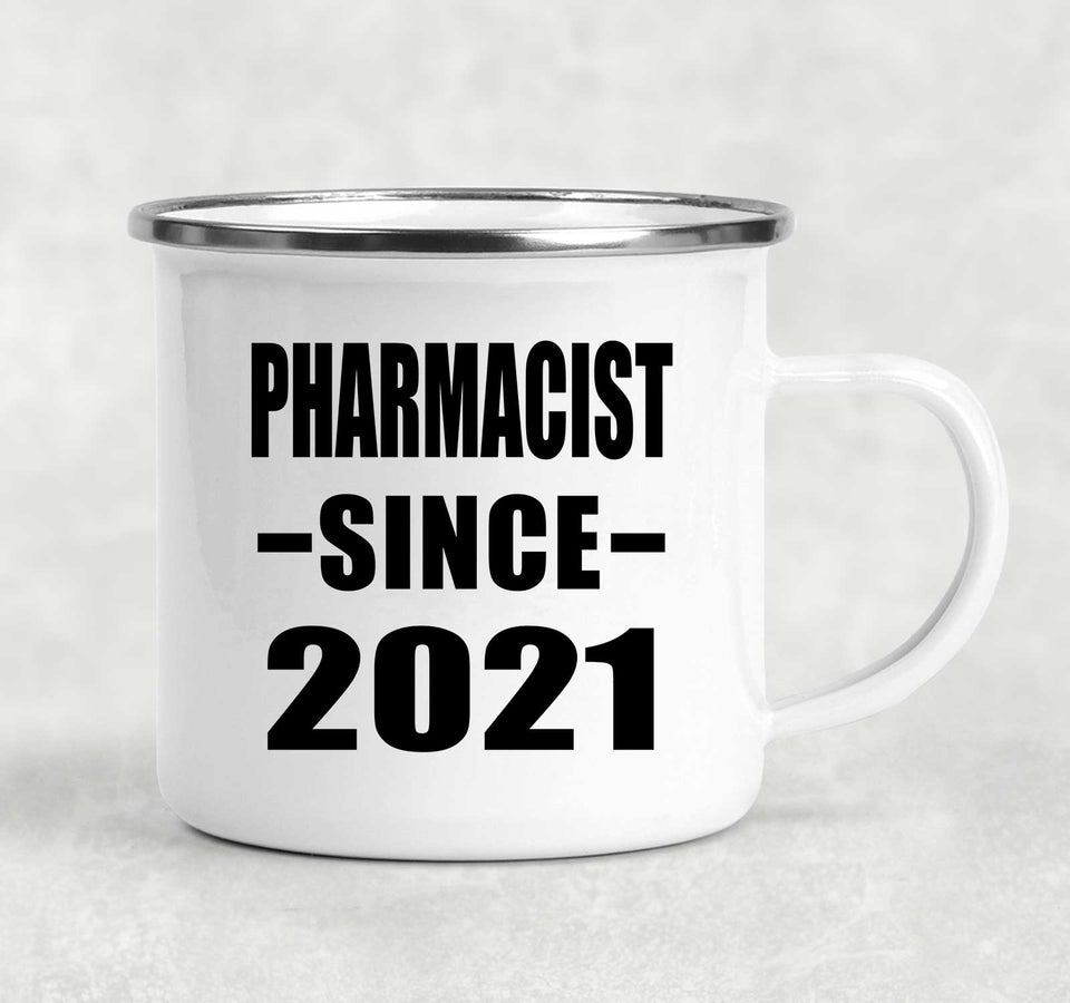 Pharmacist Since 2021 - 12oz Camping Mug