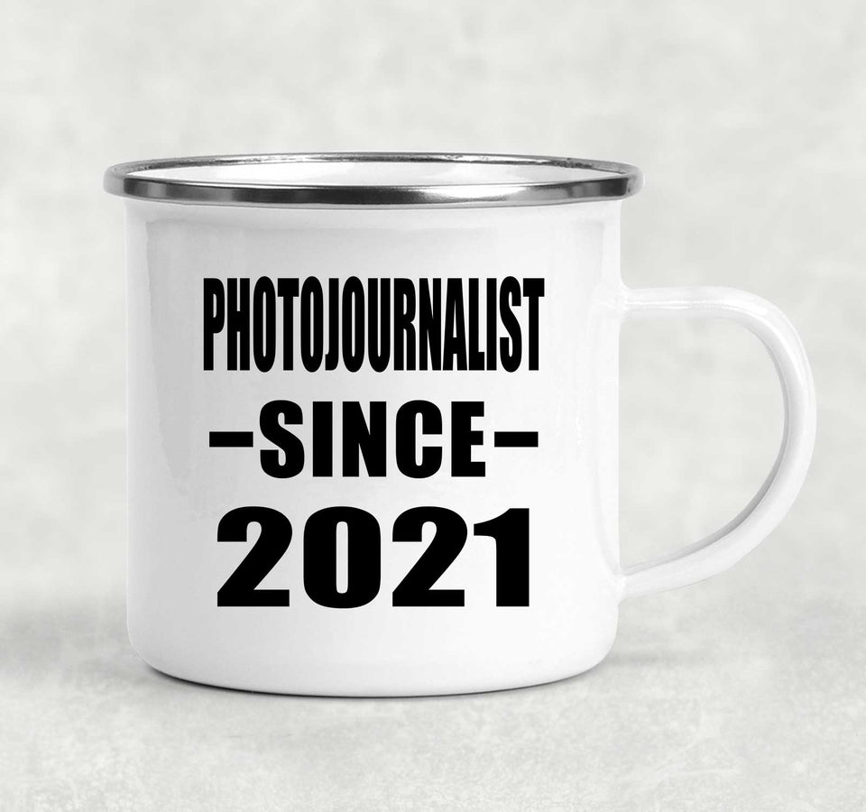 Photojournalist Since 2021 - 12oz Camping Mug