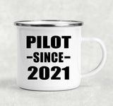 Pilot Since 2021 - 12oz Camping Mug