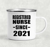 Registered Nurse Since 2021 - 12oz Camping Mug