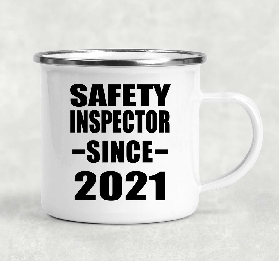 Safety Inspector Since 2021 - 12oz Camping Mug