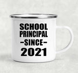 School Principal Since 2021 - 12oz Camping Mug