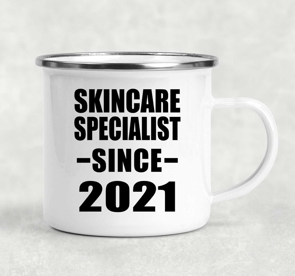 Skincare Specialist Since 2021 - 12oz Camping Mug