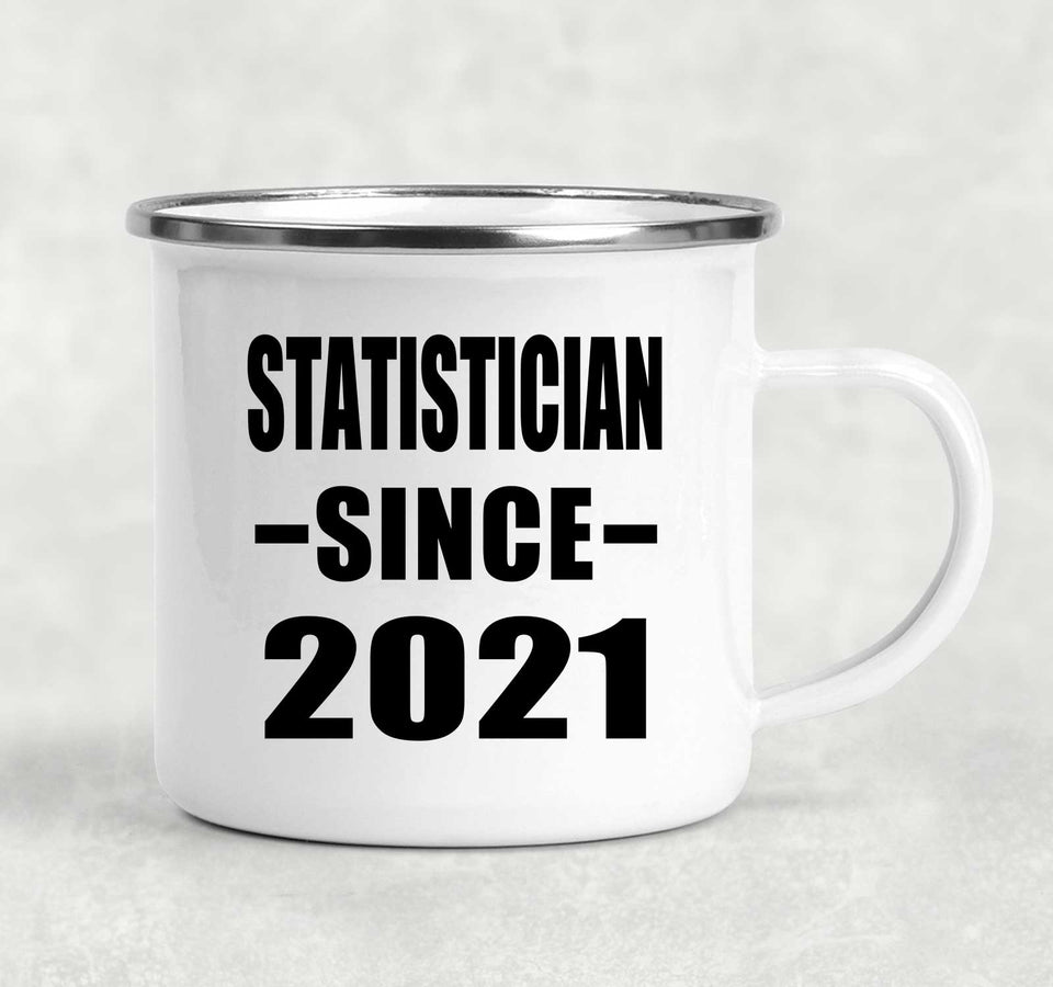 Statistician Since 2021 - 12oz Camping Mug