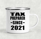 Tax Preparer Since 2021 - 12oz Camping Mug