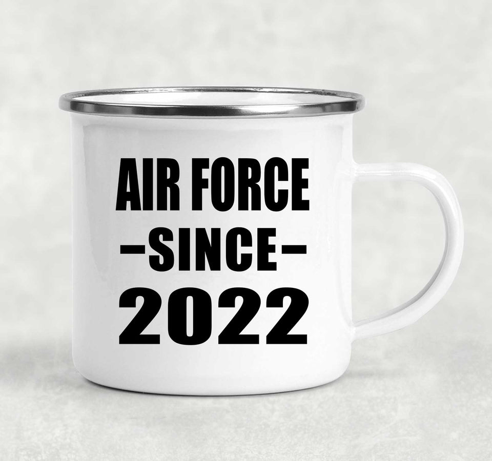 Air Force Since 2022 - 12oz Camping Mug