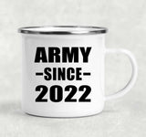 Army Since 2022 - 12oz Camping Mug
