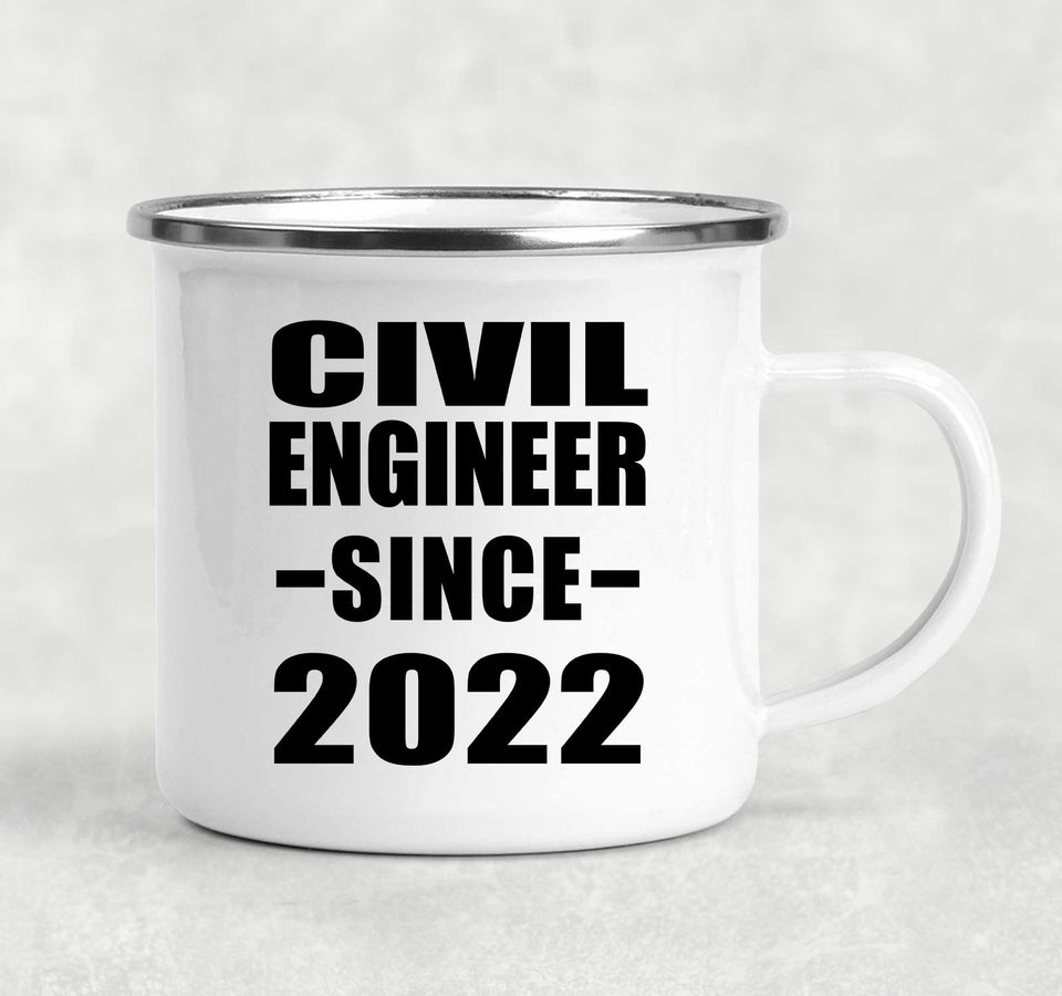 Civil Engineer Since 2022 - 12oz Camping Mug