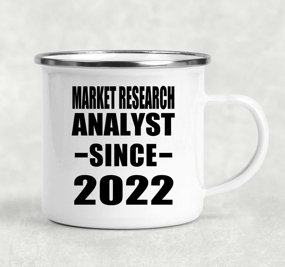 Market Research Analyst Since 2022 - 12oz Camping Mug