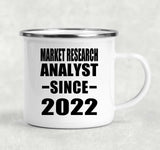 Market Research Analyst Since 2022 - 12oz Camping Mug