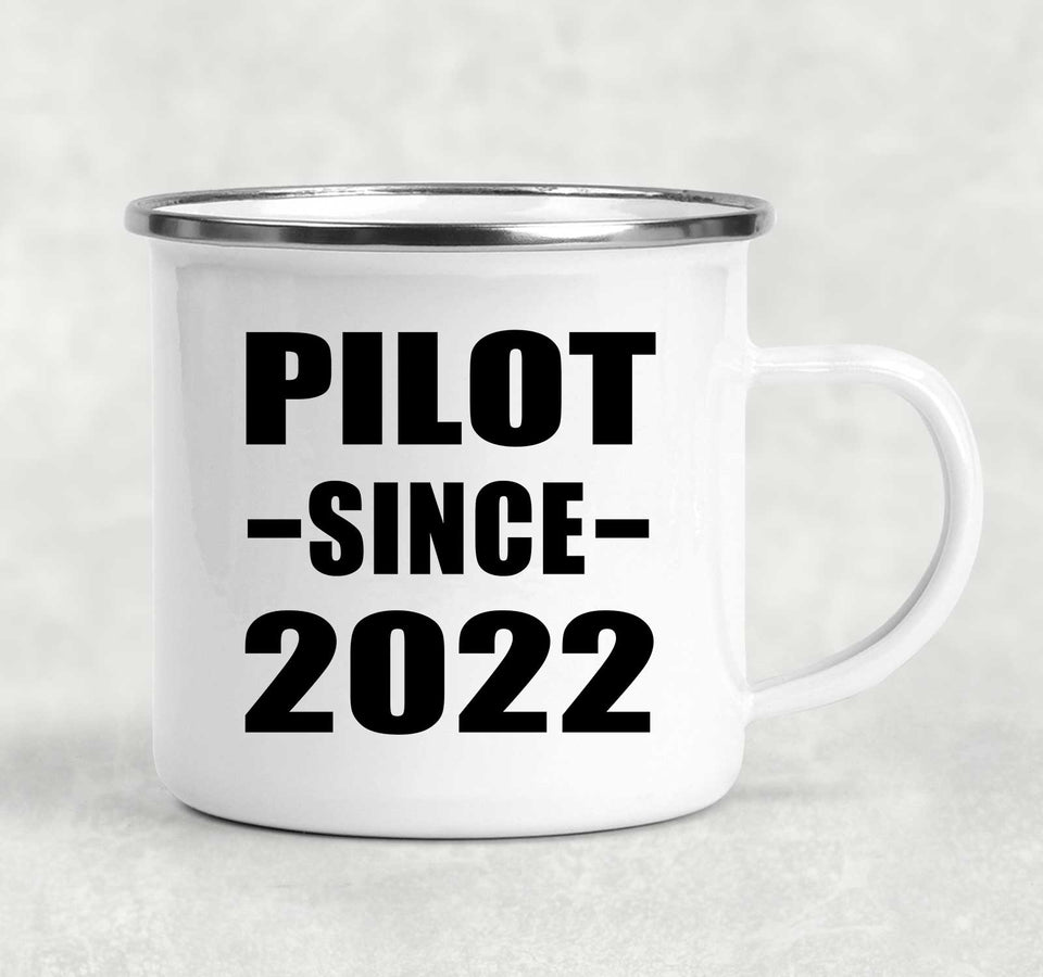 Pilot Since 2022 - 12oz Camping Mug