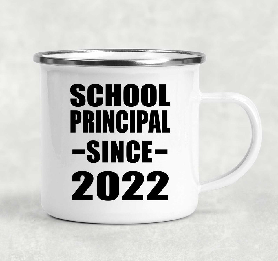 School Principal Since 2022 - 12oz Camping Mug