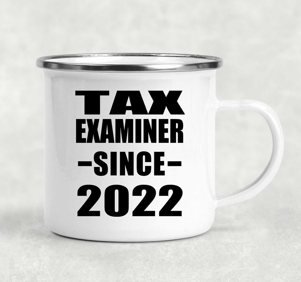 Tax Examiner Since 2022 - 12oz Camping Mug