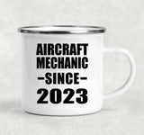 Aircraft Mechanic Since 2023 - 12oz Camping Mug