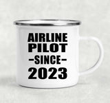 Airline Pilot Since 2023 - 12oz Camping Mug